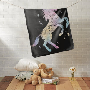 Rainbow Animal Fairy Unicorn Lover Girls Gift Baby Blanket