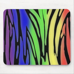 Rainbow Animal Print Mousepad