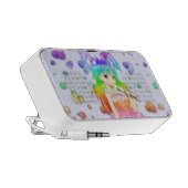 Rainbow Anime Bunny Girl Speaker (Side)