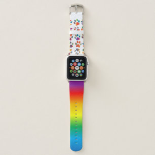 rainbow apple watch band
