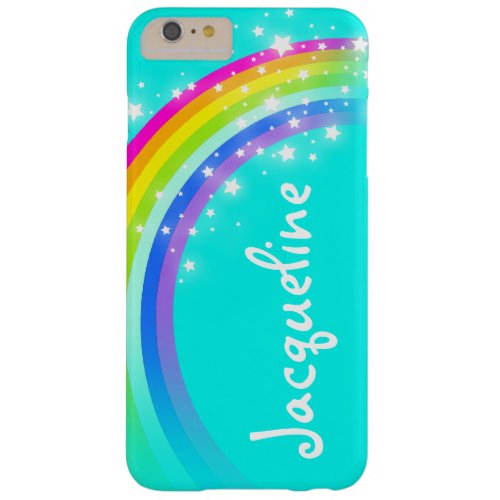 Rainbow aqua stars bright sky case