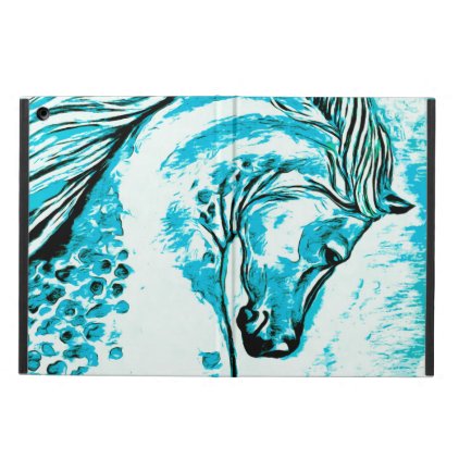 Rainbow Arabian Manga Teal iPad Air Cover