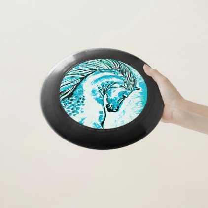 Rainbow Arabian Manga Teal Wham-O Frisbee