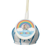 Rainbow Arch Over The Clouds Baby's First Birthday Cake Pops (Front)