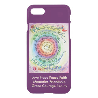 Rainbow Art Cancer Poem Custom iPhone 7 Case