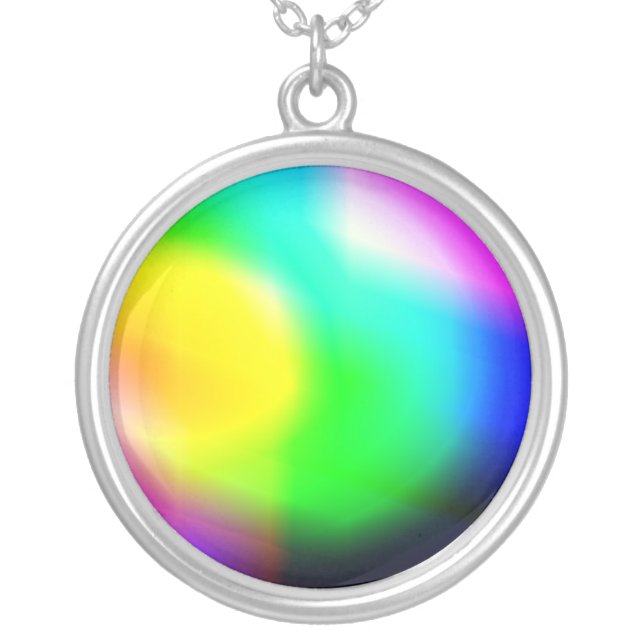 rainbow art necklace (Front)