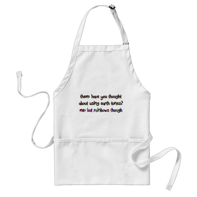Rainbow Artist Apron (Front)