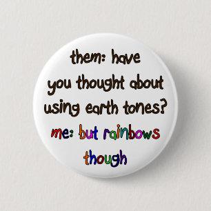 Rainbow Artist Button