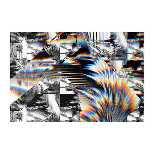 Rainbow Assault  Acrylic Print (Front)