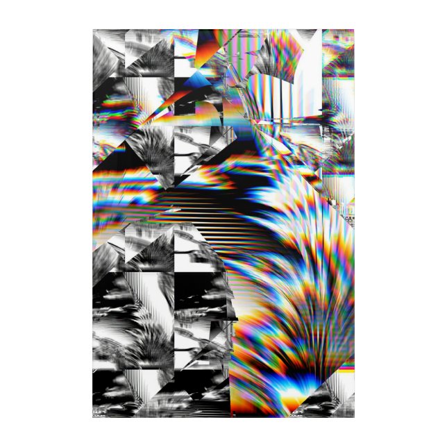 Rainbow Assault  Acrylic Print (Front)