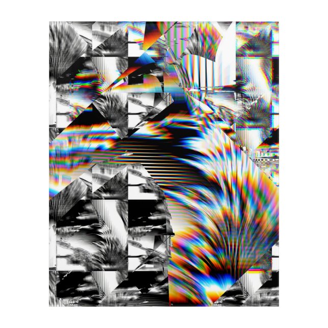 Rainbow Assault  Acrylic Print (Front)