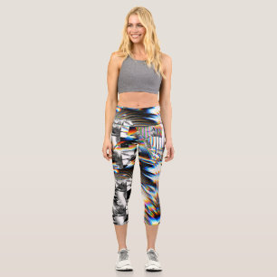 Rainbow Assault  Capri Leggings