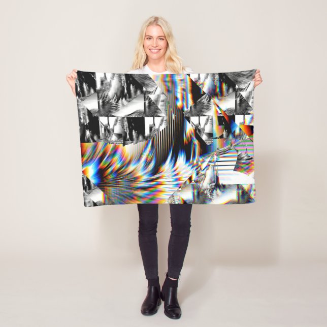 Rainbow Assault  Fleece Blanket (In Situ)