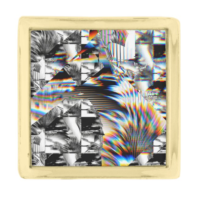 Rainbow Assault   Gold Finish Lapel Pin (Front)
