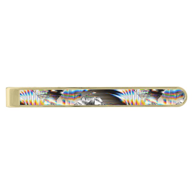 Rainbow Assault    Gold Finish Tie Bar (Front)