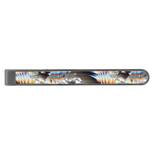 Rainbow Assault    Gunmetal Finish Tie Bar