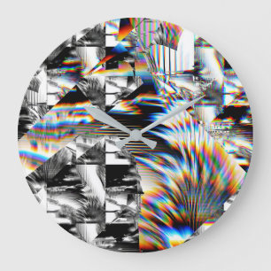Rainbow Assault  Large Clock