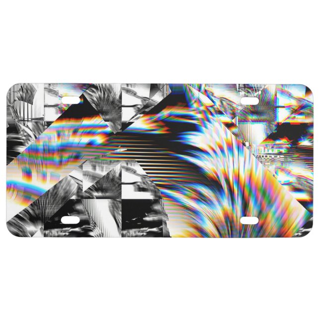 Rainbow Assault  License Plate (Front)