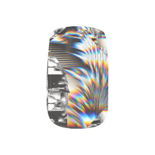Rainbow Assault Minx Nail Art