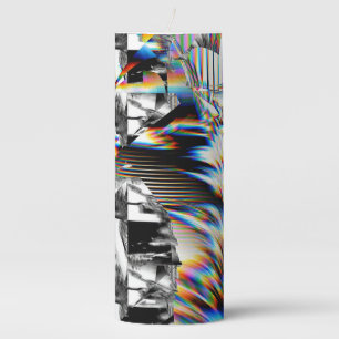 Rainbow Assault  Pillar Candle