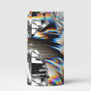 Rainbow Assault Pillar Candle