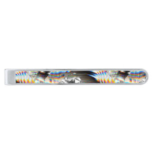 Rainbow Assault Silver Finish Tie Bar