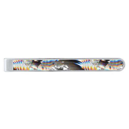 Rainbow Assault   Silver Finish Tie Bar