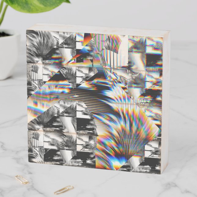 Rainbow Assault  Wooden Box Sign (In Situ Horizontal)