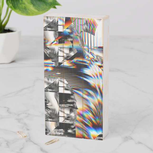 Rainbow Assault  Wooden Box Sign (In Situ Vertical)