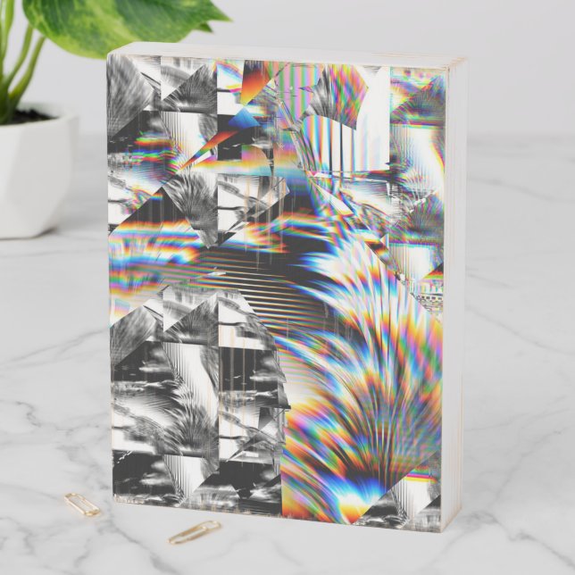 Rainbow Assault  Wooden Box Sign (In Situ Vertical)