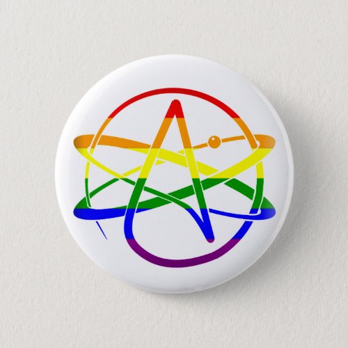 Rainbow Atheist Button