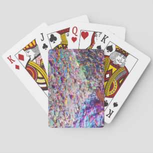 Rainbow Aura Crystals Poker Cards
