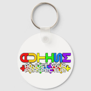 Rainbow Autism Puzzle Keychain