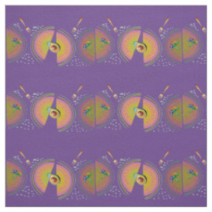 rainbow avocado fabric