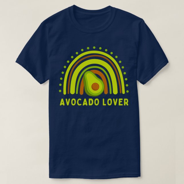 Rainbow Avocado lover T-Shirt (Design Front)