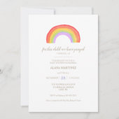 Rainbow Baby Baby Shower Invitation (Front)