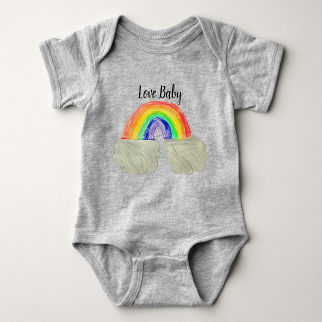Rainbow Baby Bodysuit (Front)