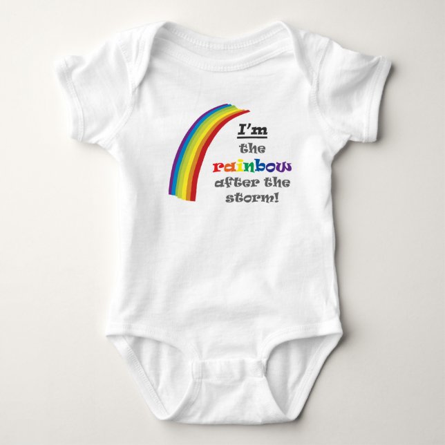 Rainbow Baby Bodysuit (Front)