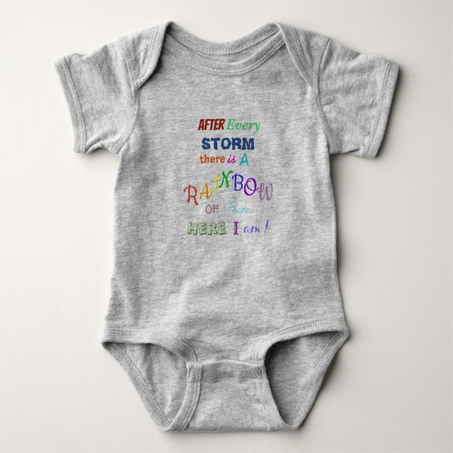 Rainbow Baby Bodysuit (Front)