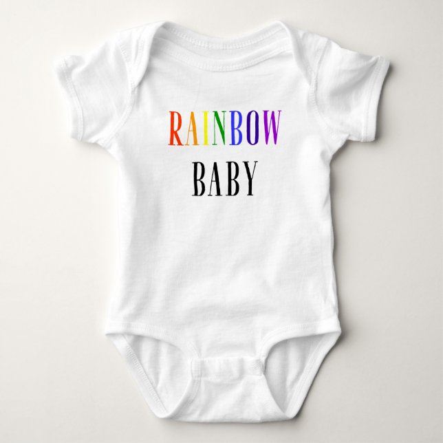 Rainbow Baby Bodysuit (Front)
