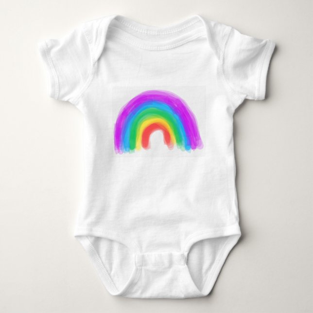 Rainbow baby bodysuit (Front)