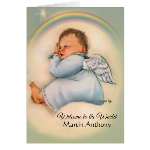 Rainbow Baby Boy Angel Religious Scripture Verse
