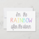 Rainbow Baby Card *Personalize* (Front)