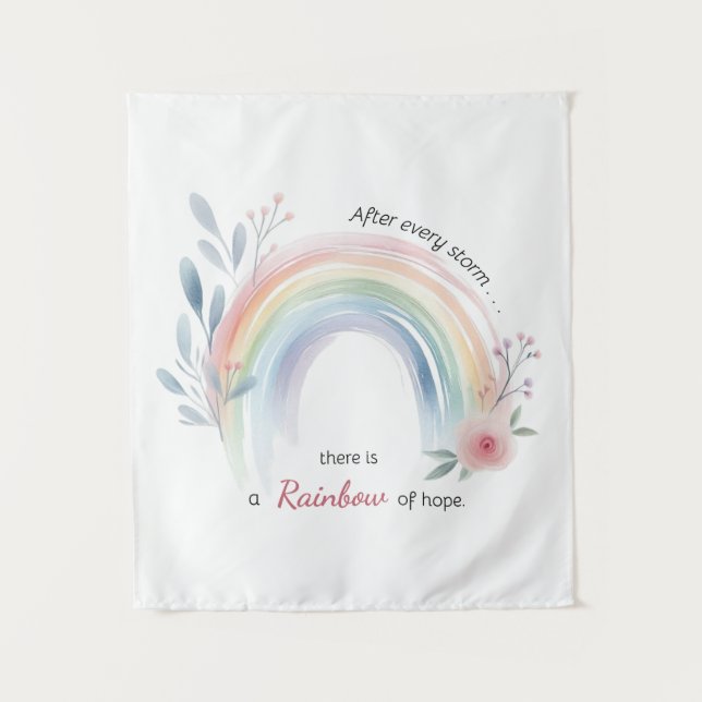 Rainbow Baby Miracle Photo Backdrop (Front)