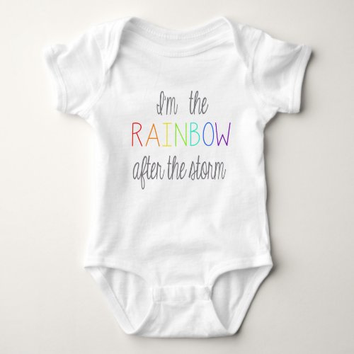 Rainbow Baby Outfit Baby Bodysuit