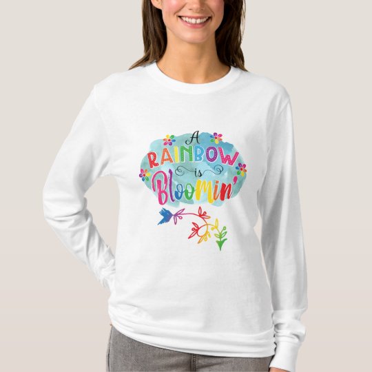 rainbow pregnancy shirt