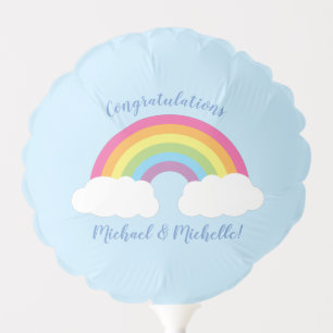 Rainbow Baby Shower Balloon