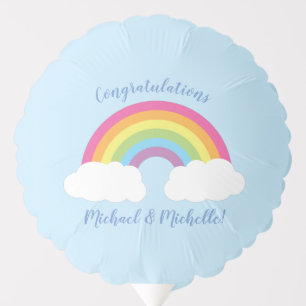 Rainbow Baby Shower  Balloon