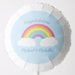 Rainbow Baby Shower  Balloon