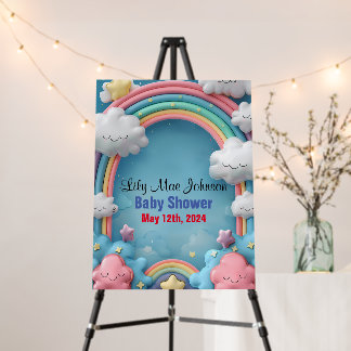 Rainbow Baby Shower Foam Board